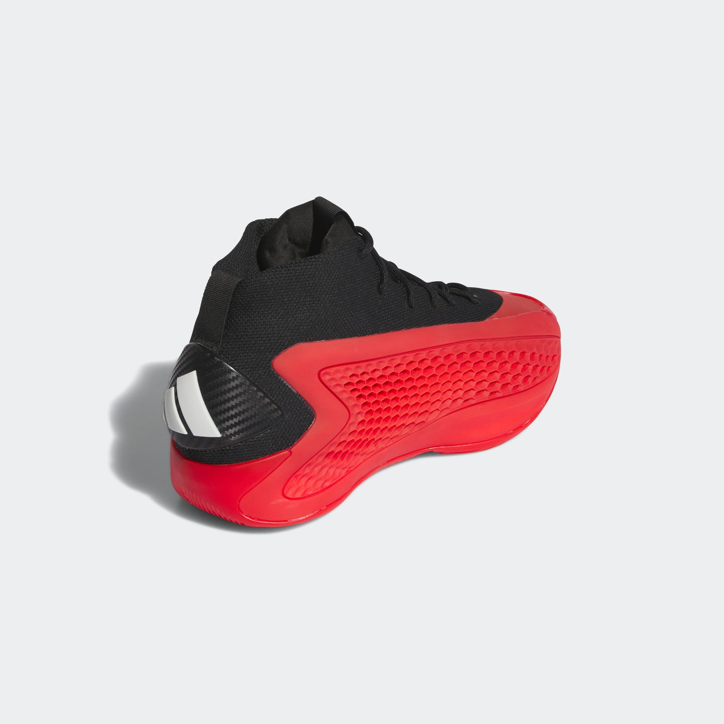 adidas ANTHONY EDWARDS 1 ASCENT MID Basketball Shoes | Core Black-Red | Men's