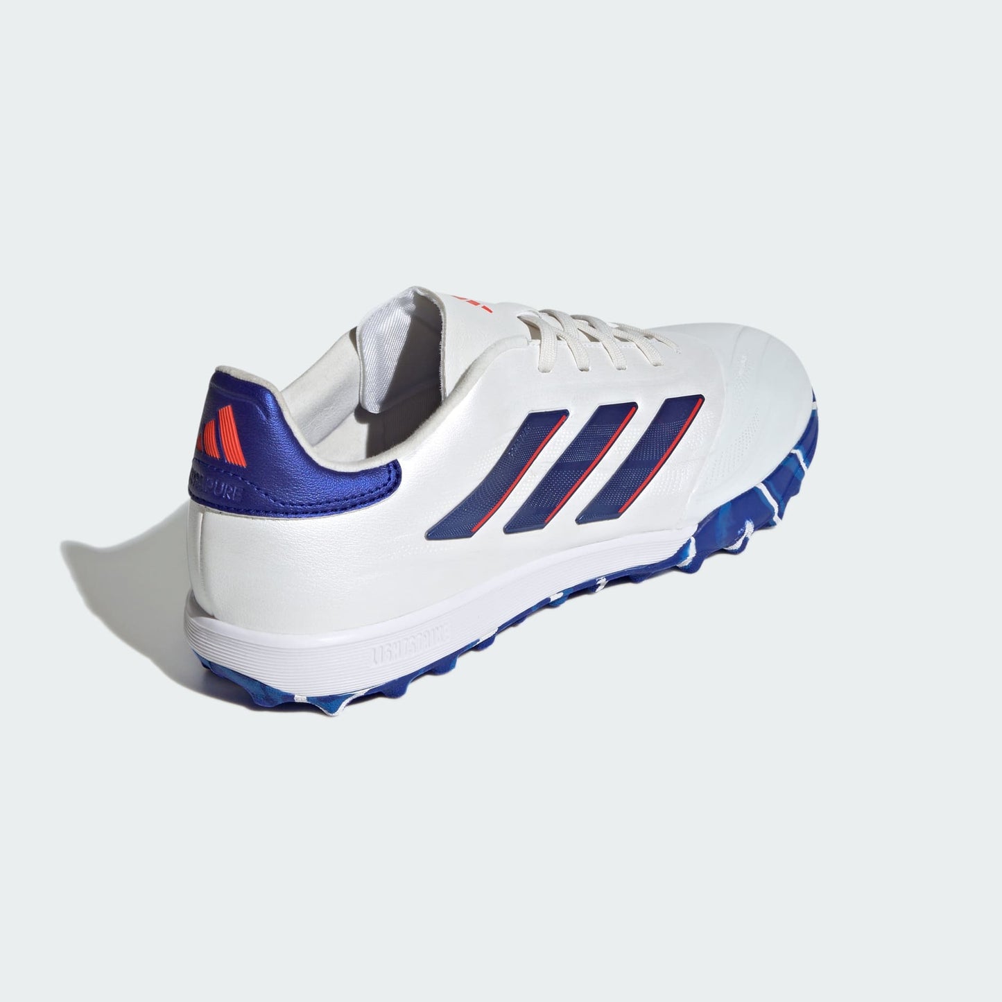 adidas Copa Pure 2 Elite Artificial Turf Soccer Shoes | Cloud White-Lucid Blue-Solar Red | Men's