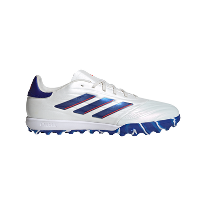 adidas Copa Pure 2 Elite Artificial Turf Soccer Shoes | Cloud White-Lucid Blue-Solar Red | Men's