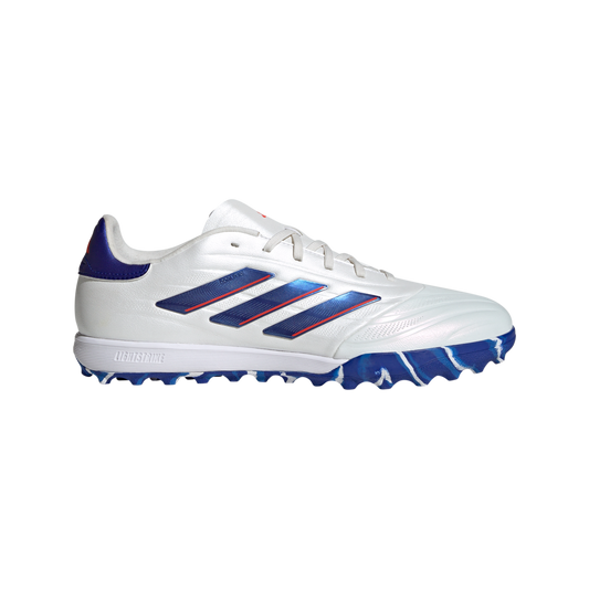 adidas Copa Pure 2 Elite Artificial Turf Soccer Shoes | Cloud White-Lucid Blue-Solar Red | Men's