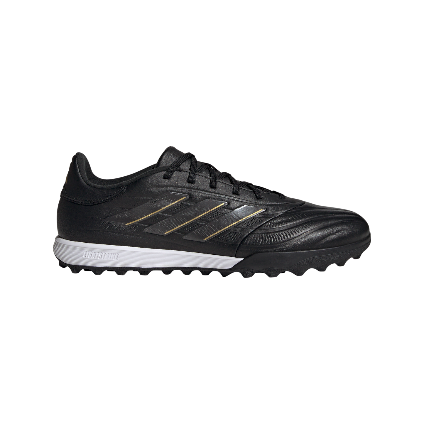 adidas Copa Pure 2 League Artificial Turf Soccer Shoes | Core Black-Carbon-Gold Metallic | Men's