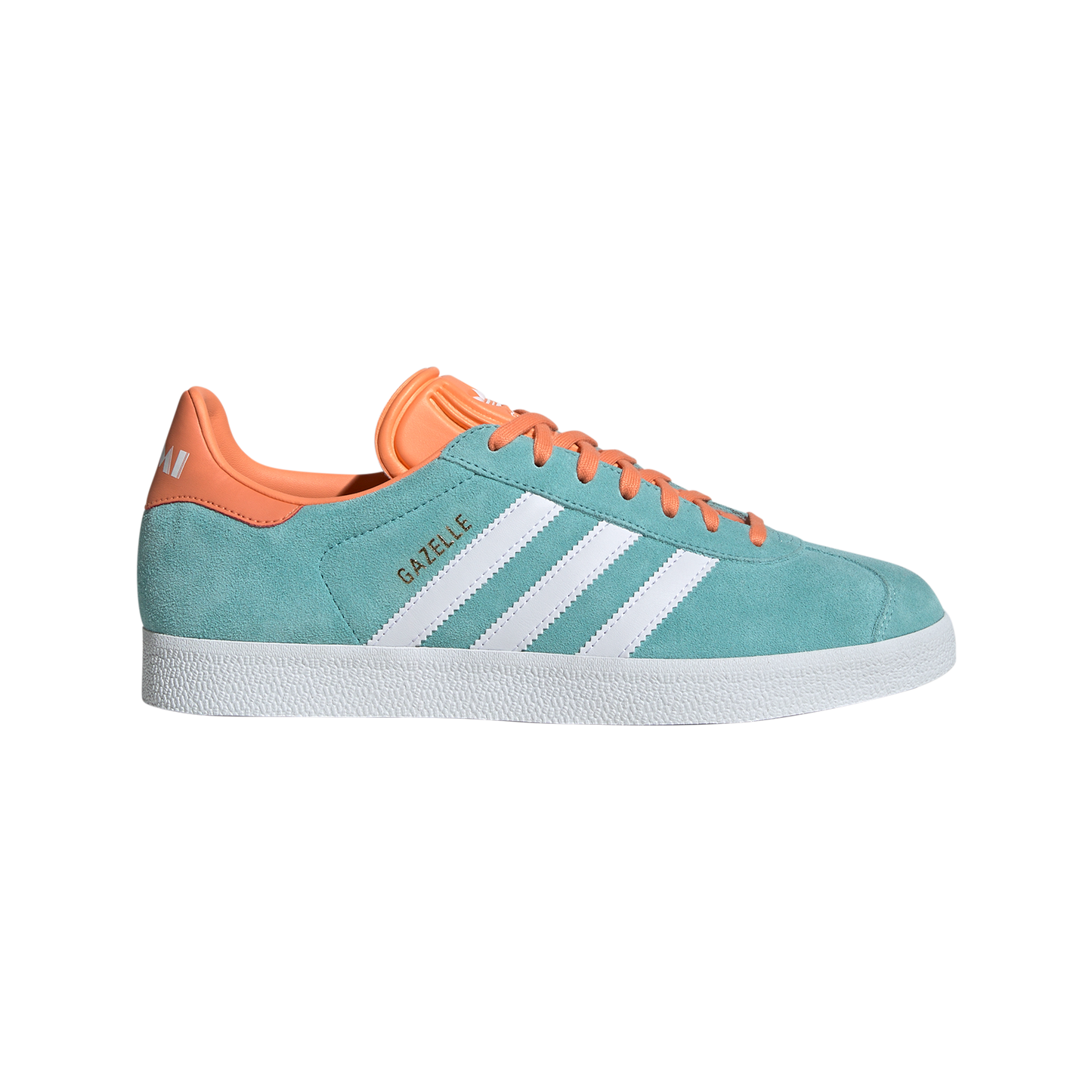 adidas Originals Gazelle Inter Miami CF Shoes | Easy Mint-Cloud White-Easy Orange | Men's