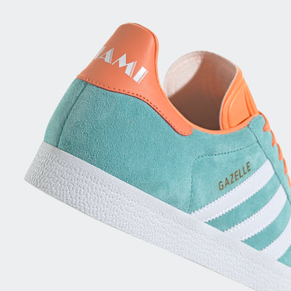 adidas Originals Gazelle Inter Miami CF Shoes | Easy Mint-Cloud White-Easy Orange | Men's