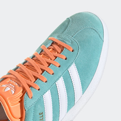 adidas Originals Gazelle Inter Miami CF Shoes | Easy Mint-Cloud White-Easy Orange | Men's