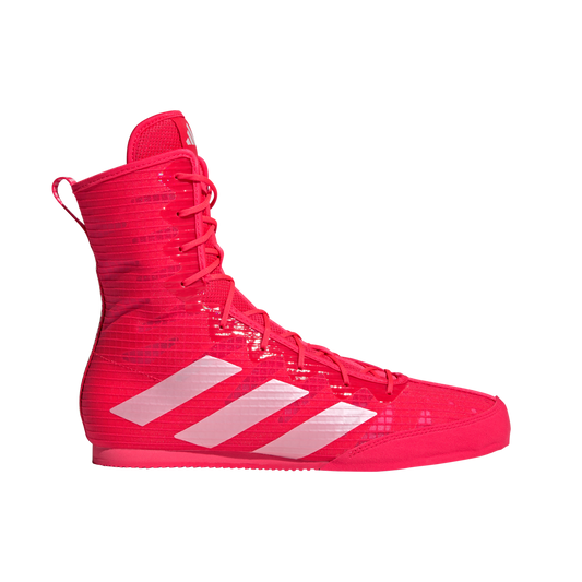 adidas BOX HOG 4 Boxing Shoes | Lucid Red-Zero Metallic | Men's