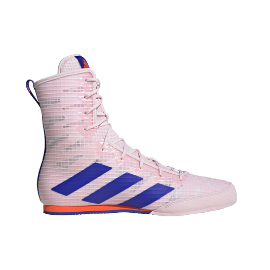 adidas BOX HOG 4 Boxing Shoes | Lucid Red-Almost Pink | Men's