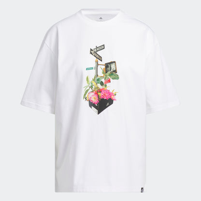 adidas NY Story Tee | White | Women's