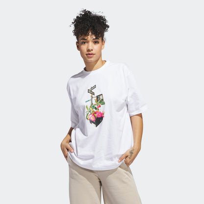 adidas NY Story Tee | White | Women's