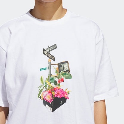 adidas NY Story Tee | White | Women's