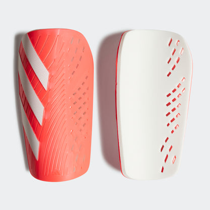 adidas Tiro Club Shin Guards | Solar Red / White