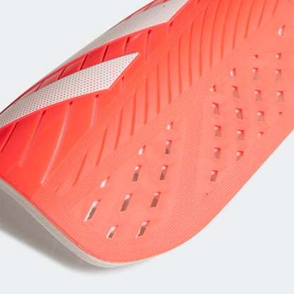 adidas Tiro Club Shin Guards | Solar Red / White