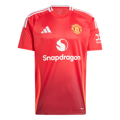 adidas MANCHESTER UNITED 24/25 HOME Soccer Jersey | MUFC Red | Men's