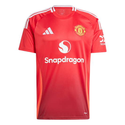 adidas MANCHESTER UNITED 24/25 HOME Soccer Jersey | MUFC Red | Men's