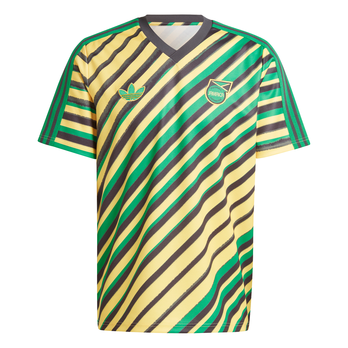 adidas Jamaica Trefoil Jersey | Spring Yellow | Men's