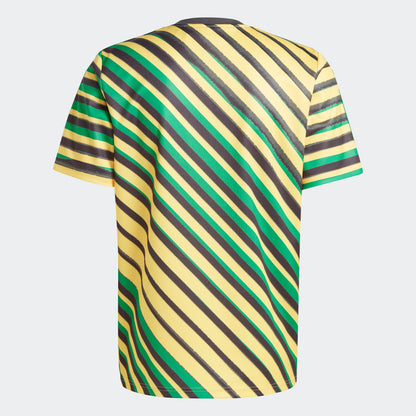 adidas Jamaica Trefoil Jersey | Spring Yellow | Men's