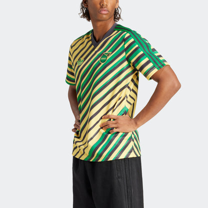 adidas Jamaica Trefoil Jersey | Spring Yellow | Men's