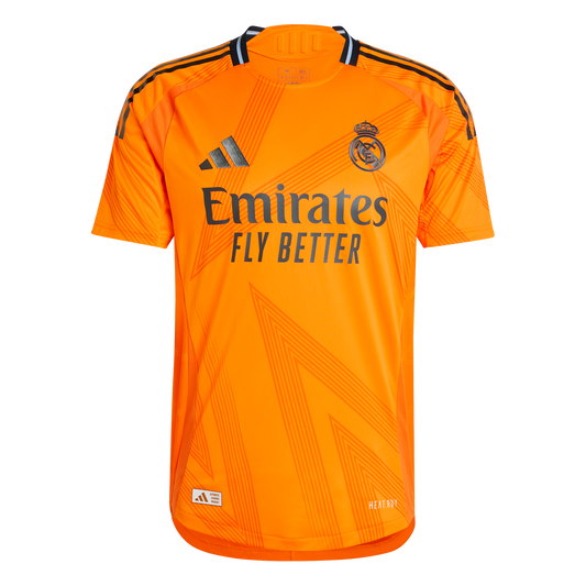 adidas Real Madrid 24/25 Authentic Away Jersey | Crew Orange | Men's