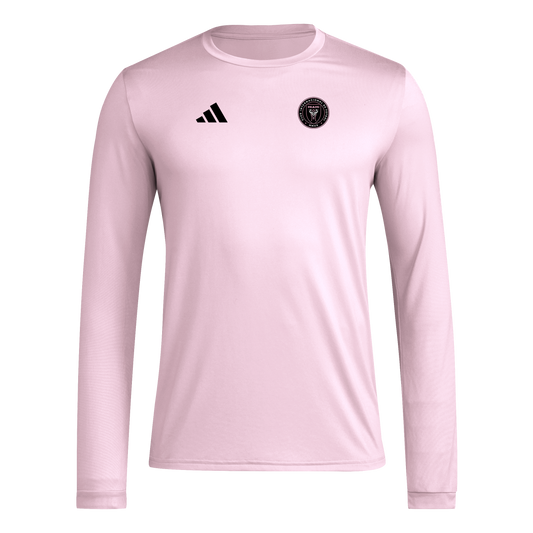 adidas Inter Miami Messi LS PREGAME | Light Pink | Men's