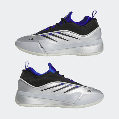 adidas DAME 9 LOW Basketball Shoes | Silver Metallic-Core Black | Men's