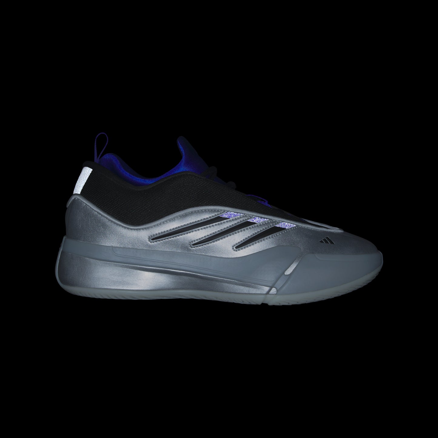 adidas DAME 9 LOW Basketball Shoes | Silver Metallic-Core Black | Men's