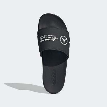 adidas MERCEDES-AMG PETRONAS FORMULA ONE TEAM ADILETTE COMFORT Slides | Core Black-Cloud White | Men's