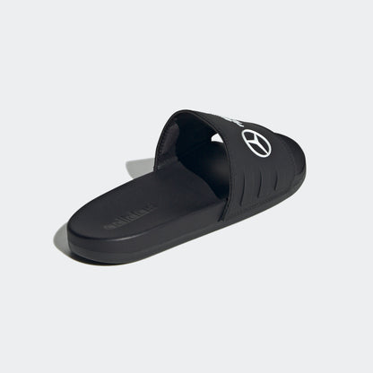 adidas MERCEDES-AMG PETRONAS FORMULA ONE TEAM ADILETTE COMFORT Slides | Core Black-Cloud White | Men's