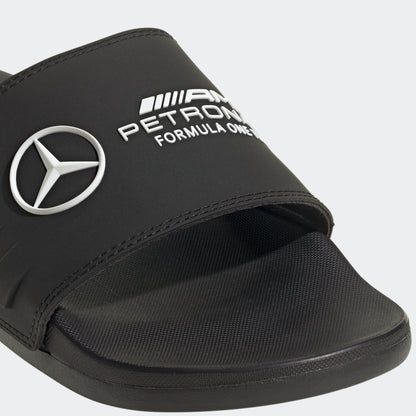 adidas MERCEDES-AMG PETRONAS FORMULA ONE TEAM ADILETTE COMFORT Slides | Core Black-Cloud White | Men's