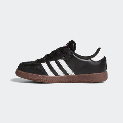 adidas Originals SAMBA CLASSIC Indoor Soccer Shoes | Core Black-Cloud White | Kid's Unisex