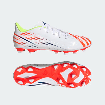 adidas PREDATOR EDGE.4 Flexible Ground Cleats | Cloud White | Men's