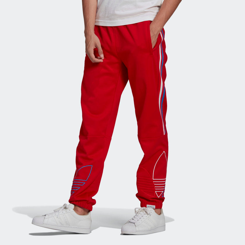 Scarlet adidas adidas 3 ADICOLOR stripe Originals FTO | Men\'s – | Pants Track