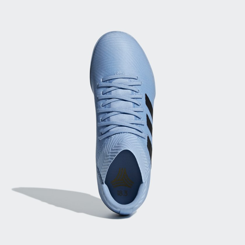 ophavsret udslæt Udflugt adidas Jr. NEMEZIZ MESSI TANGO 18.3 Artificial Turf Soccer Shoes | Sky |  stripe 3 adidas