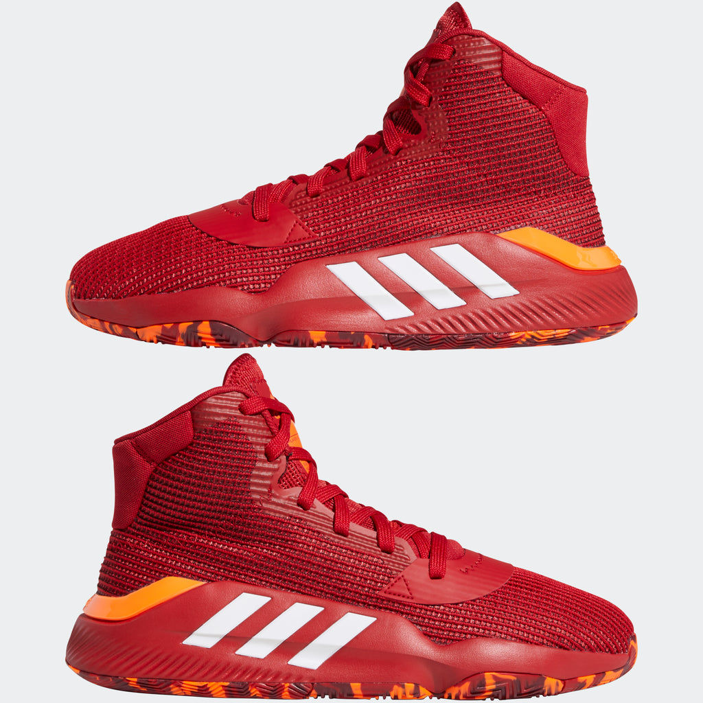oler físicamente Profesión adidas PRO BOUNCE 2019 Basketball Shoes | Power Red-Orange | Men's | stripe  3 adidas