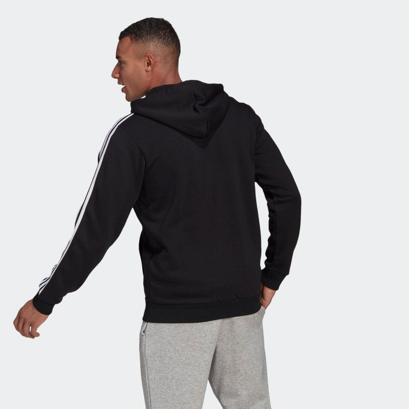Adidas Men's Essentials Fleece Hoodie Large Black/White