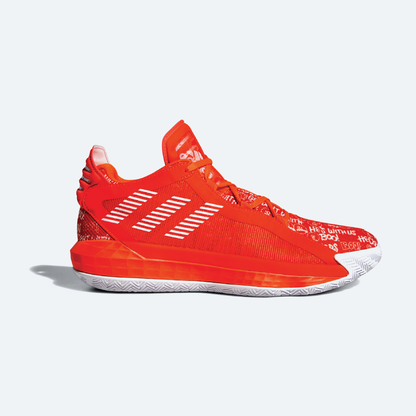 adidas DAME 6 Shoes | Solar Red | Men's