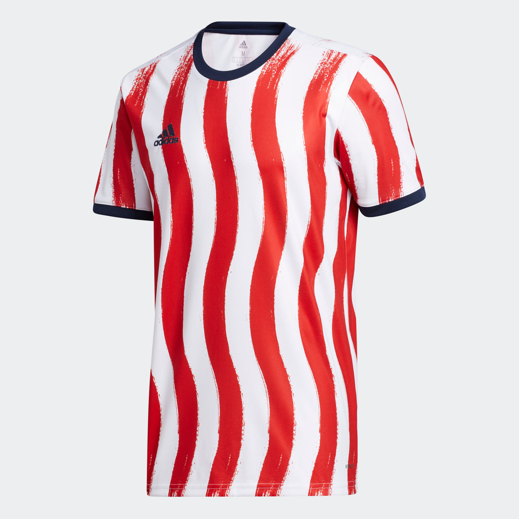scheuren bevroren deken adidas MLS AMERICANA PREMATCH Soccer Jersey | Red-White-Blue | Men's |  stripe 3 adidas