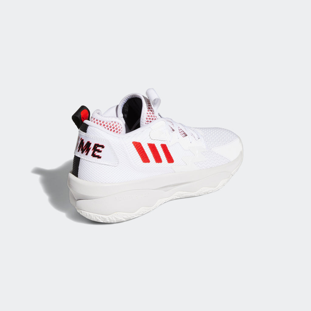 8 Shoes | White-Red Adult-Unisex | 3 adidas