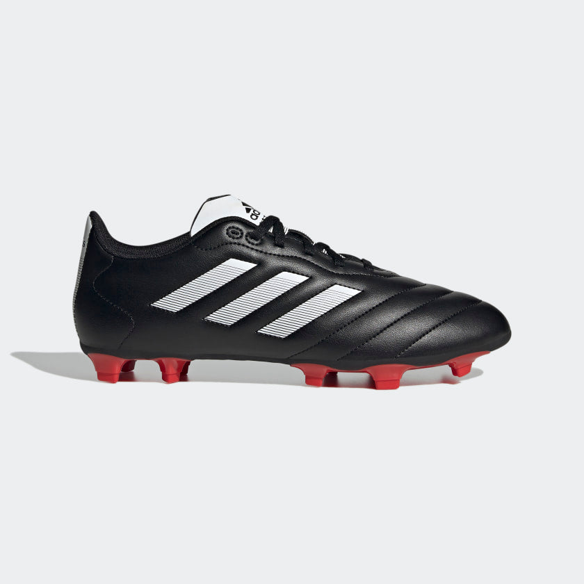 puzzel Onrustig Portaal adidas GOLETTO VII Firm Ground Soccer Cleats | Black-Red | stripe 3 adidas