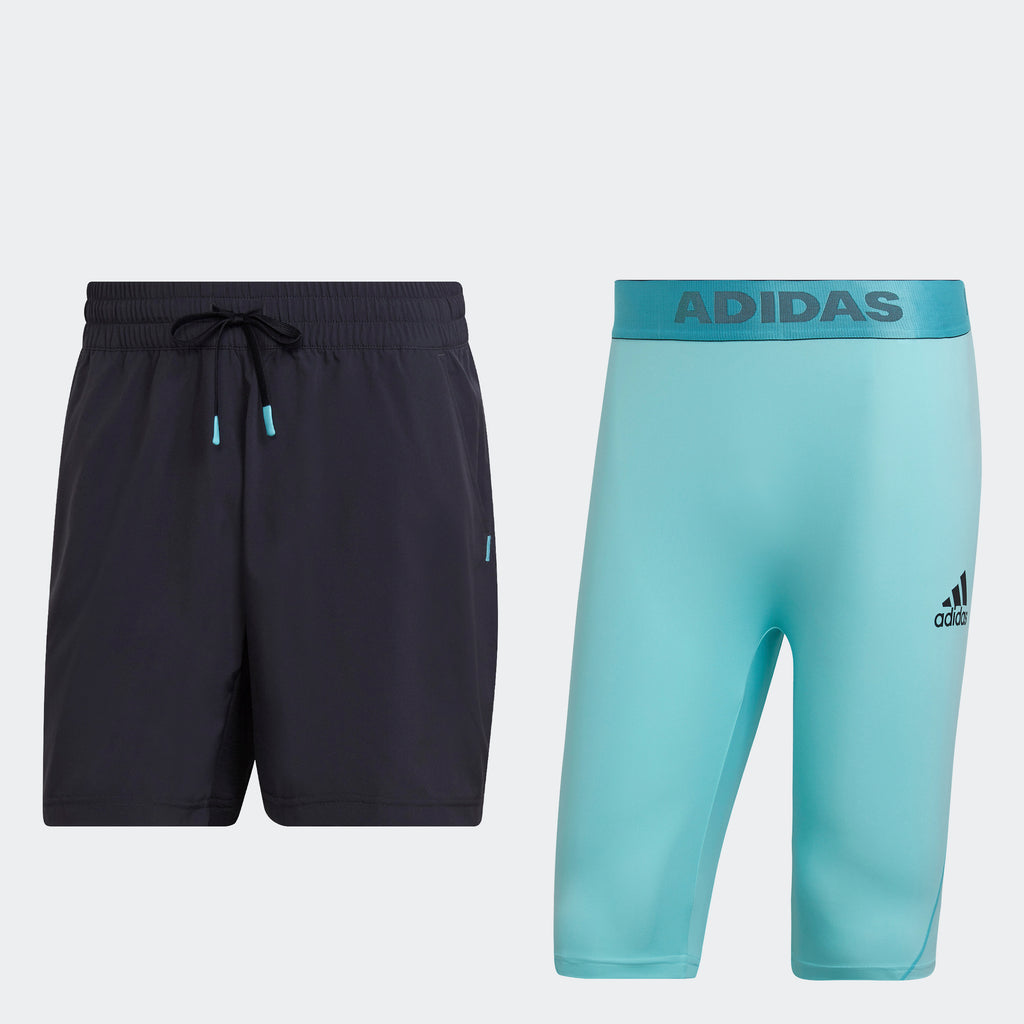 kooi animatie bureau adidas Tennis Heat.rdy Tennis Two in One Shorts | Blue/Black | Men's |  stripe 3 adidas