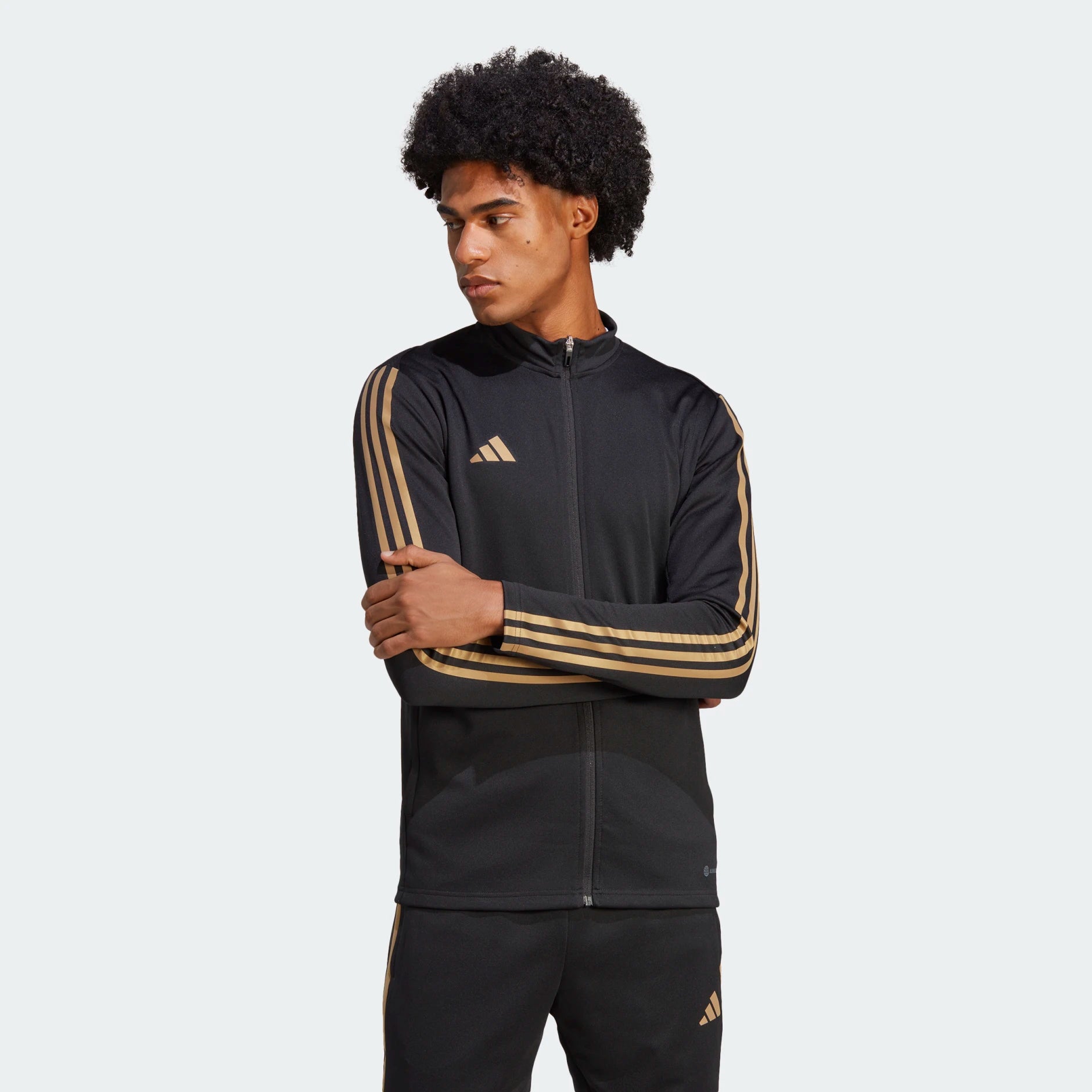 Adidas reflective stripe jacket online