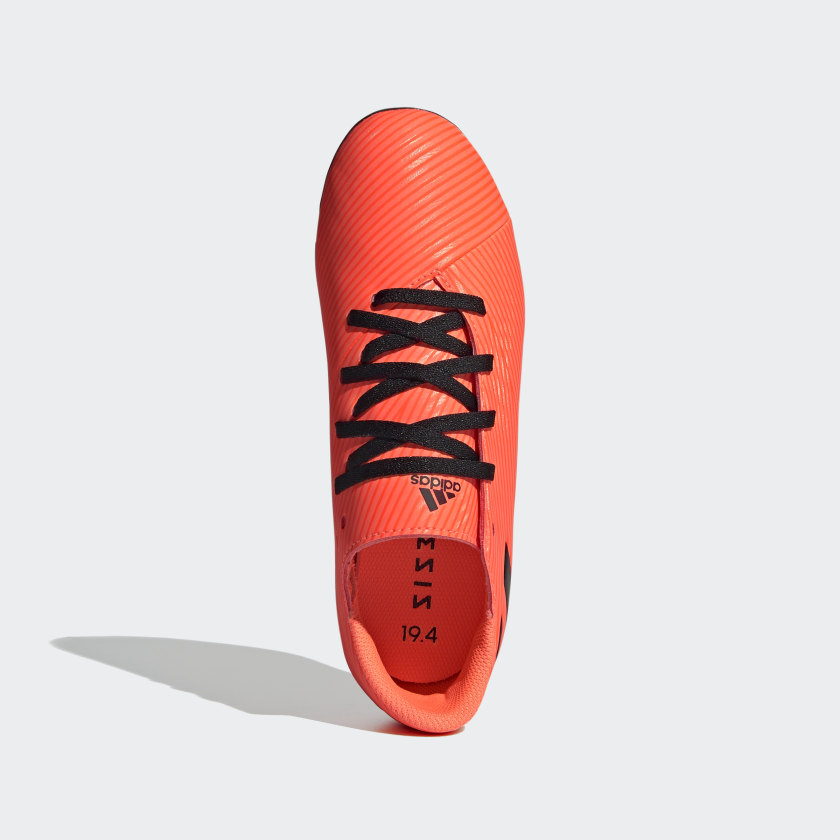 kat Nevelig Artiest adidas Jr. NEMEZIZ 19.4 Flexible Ground Soccer Cleats | Signal Coral | |  stripe 3 adidas