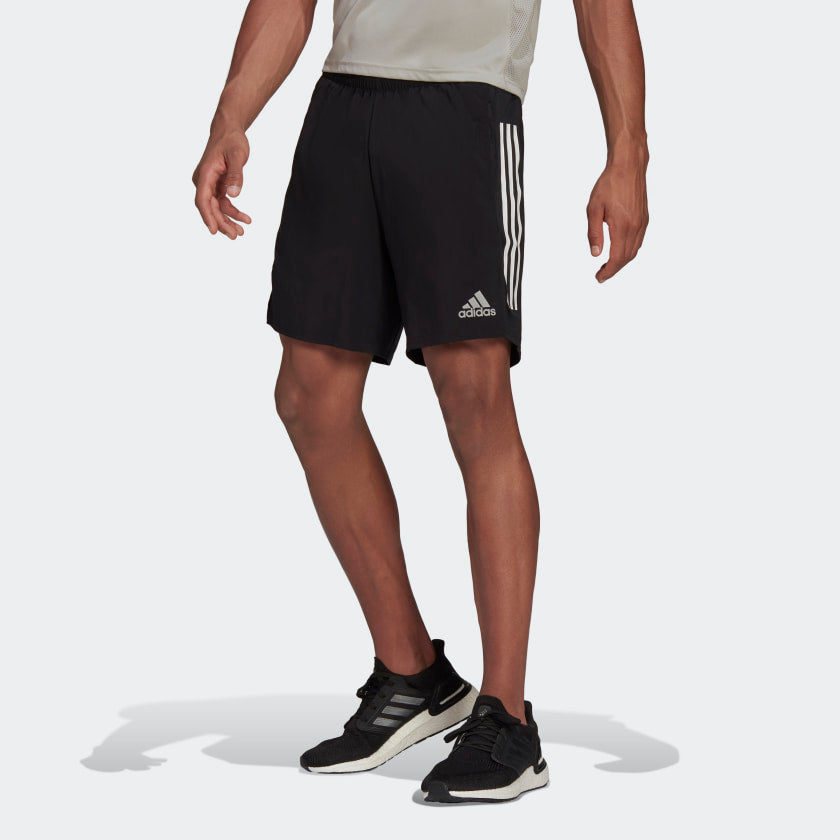 adidas Men's Essentials Warm-up Open Hem 3-stripes Tracksuit Bottoms,  Black/Scarlet, X-Small/31