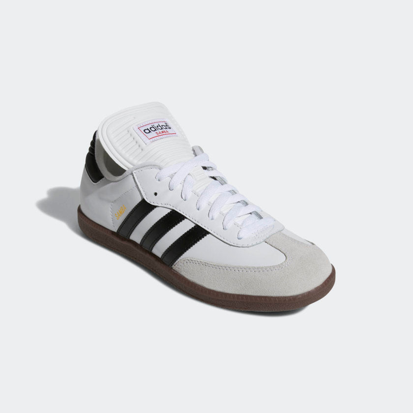 adidas SAMBA CLASSIC Leather Shoes | White-Black | Men's – stripe