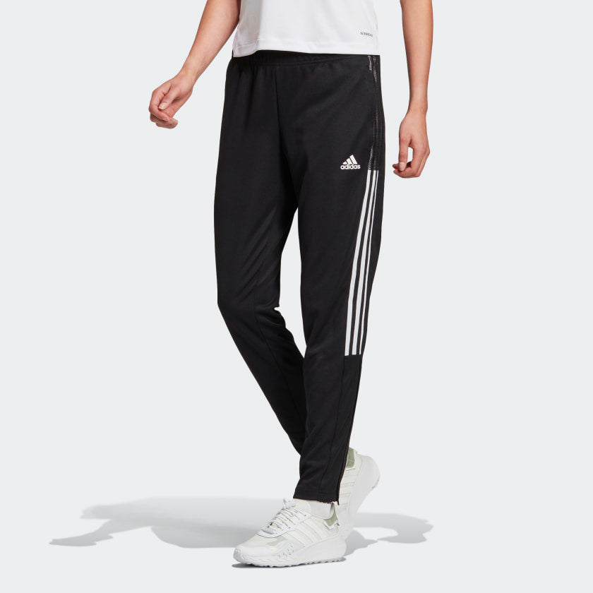 Adidas Womens Tiro 21 Athletic Track Pants, Black, Small
