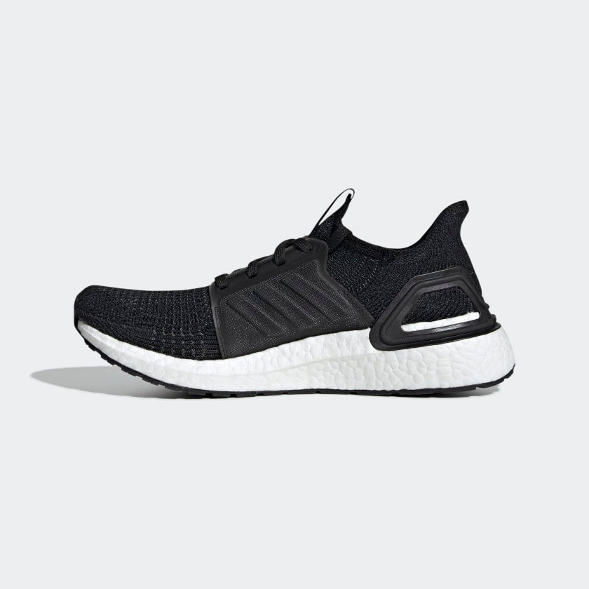 titel let greb adidas ULTRABOOST 19 Running Shoes | Black-White | Women's | stripe 3 adidas