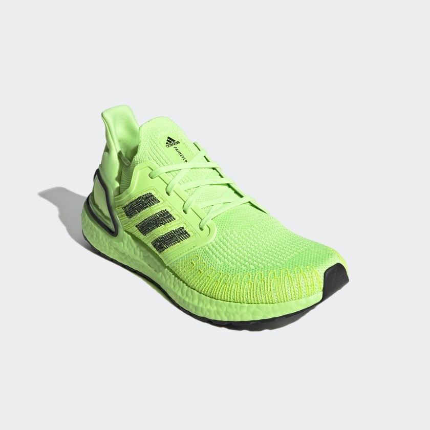 escena explosión complejidad adidas ULTRABOOST 20 Shoes - Signal Green | Men's | stripe 3 adidas