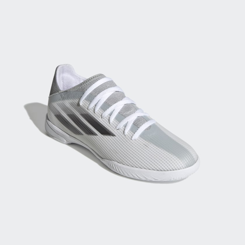 tiran vier keer partij adidas Jr. X SPEEDFLOW.3 Indoor Soccer Cleats | White | stripe 3 adidas