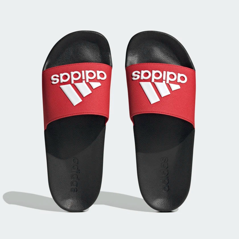 adidas ADILETTE Black-Scarlet Slides | | Shower 3 Men\'s – stripe adidas